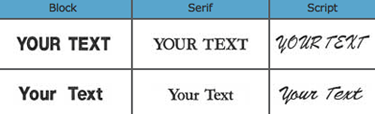 fonts