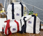 Cooler made of Sail Cloth- a great boating gift