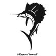 Boat decals - Marlin