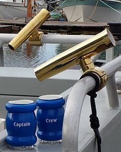 Suction Koozies on boat