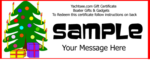 Gift Certificate for Boaters