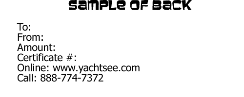 Gift Certificate for Boat Gadgets