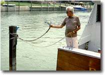 Post Mount Line Caddy