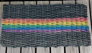 Recycled Lobster Rope Mat Made in the USA