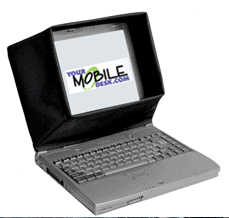 Shade for laptop computer