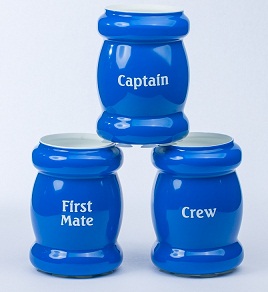 Suction Koozies- Captain - First Mate- Crew